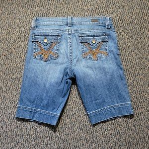 Kut from the Kloth Natalie Bermuda Denim Shorts Size 8